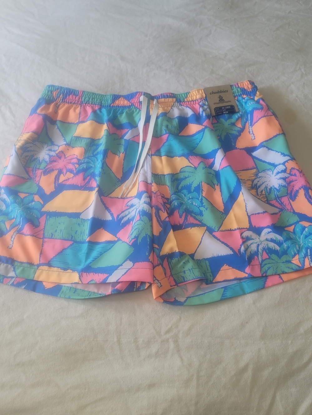 Chubbies Men's Classic Swim Trunks 5.5" The Oceansides Mesh Lined Boardshorts